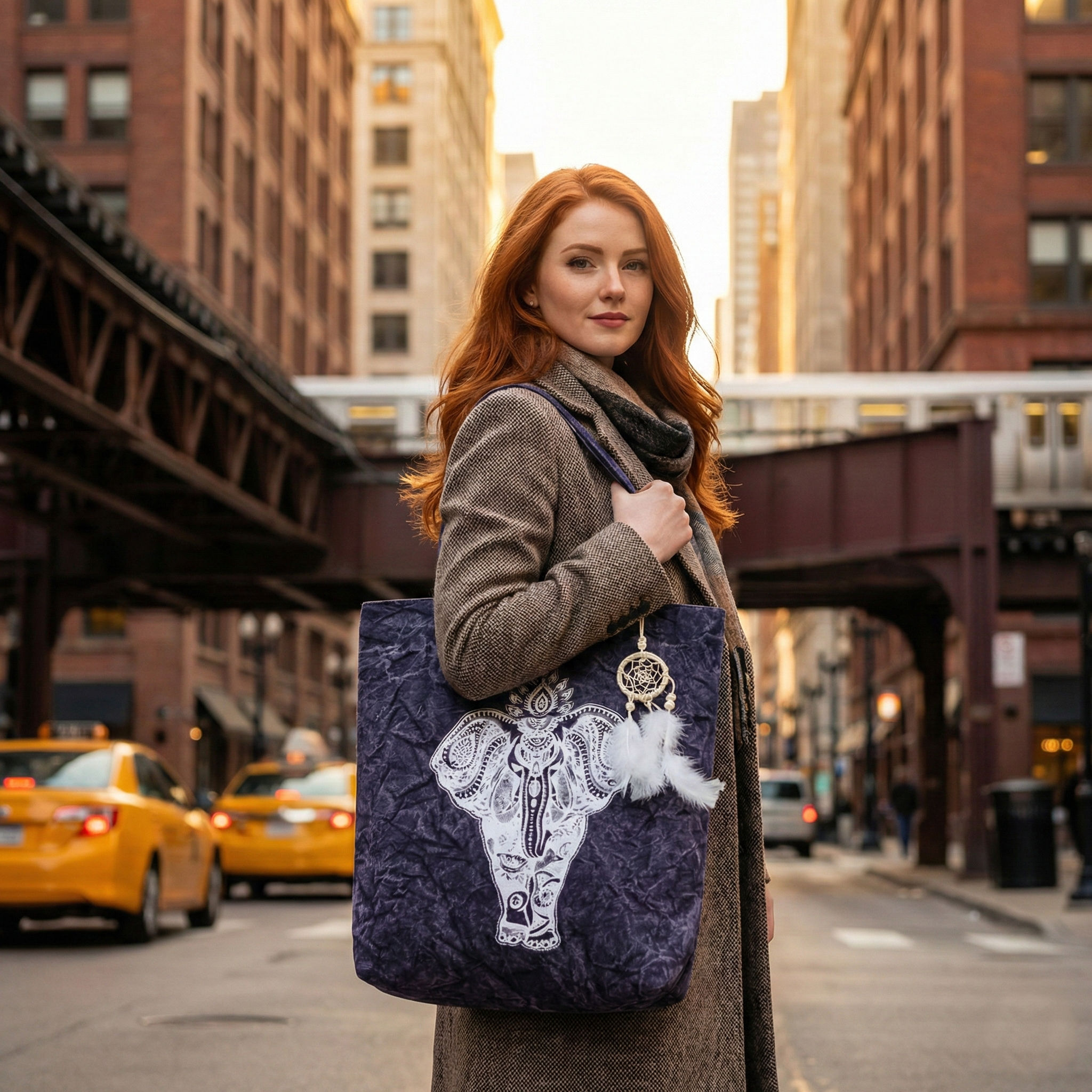 Grey Women Tote Bag - Stylish & Functional